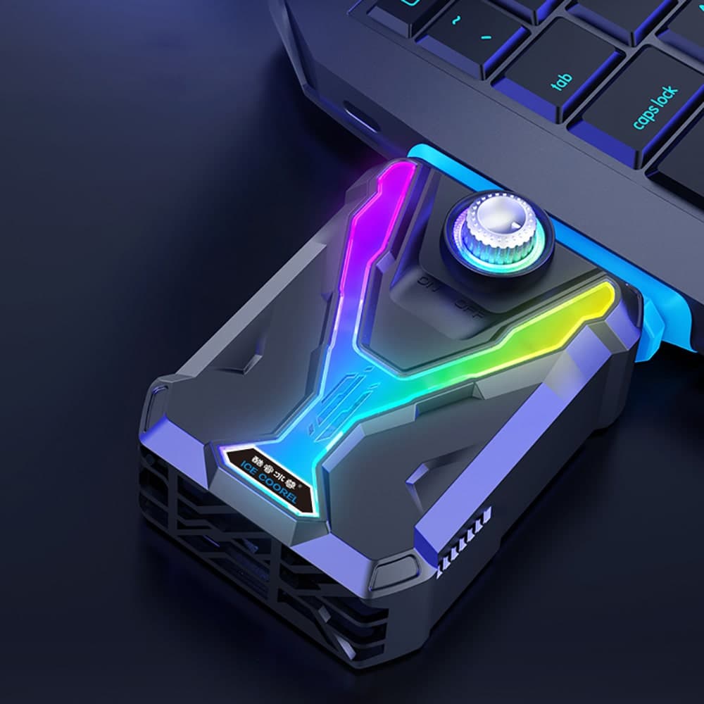 Quạt hút gió tản nhiệt laptop Cool Cooler - Quạt tản nhiệt máy tính xách tay Cooler Cold Ice Troll V6 Pro làm mát cực mạnh - 3