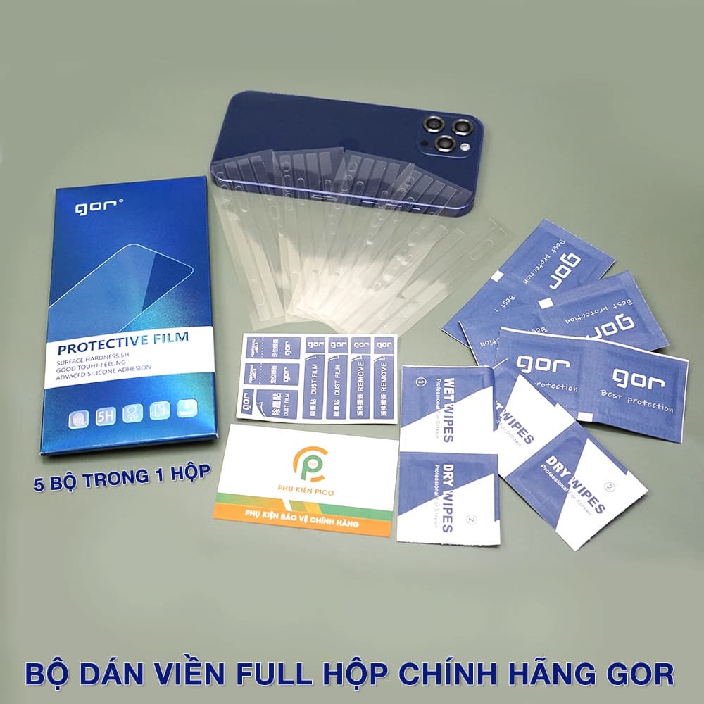 Dán viền Iphone 14 dẻo trong suốt PPF tự phục hồi vết xước chính hãng GOR - 2