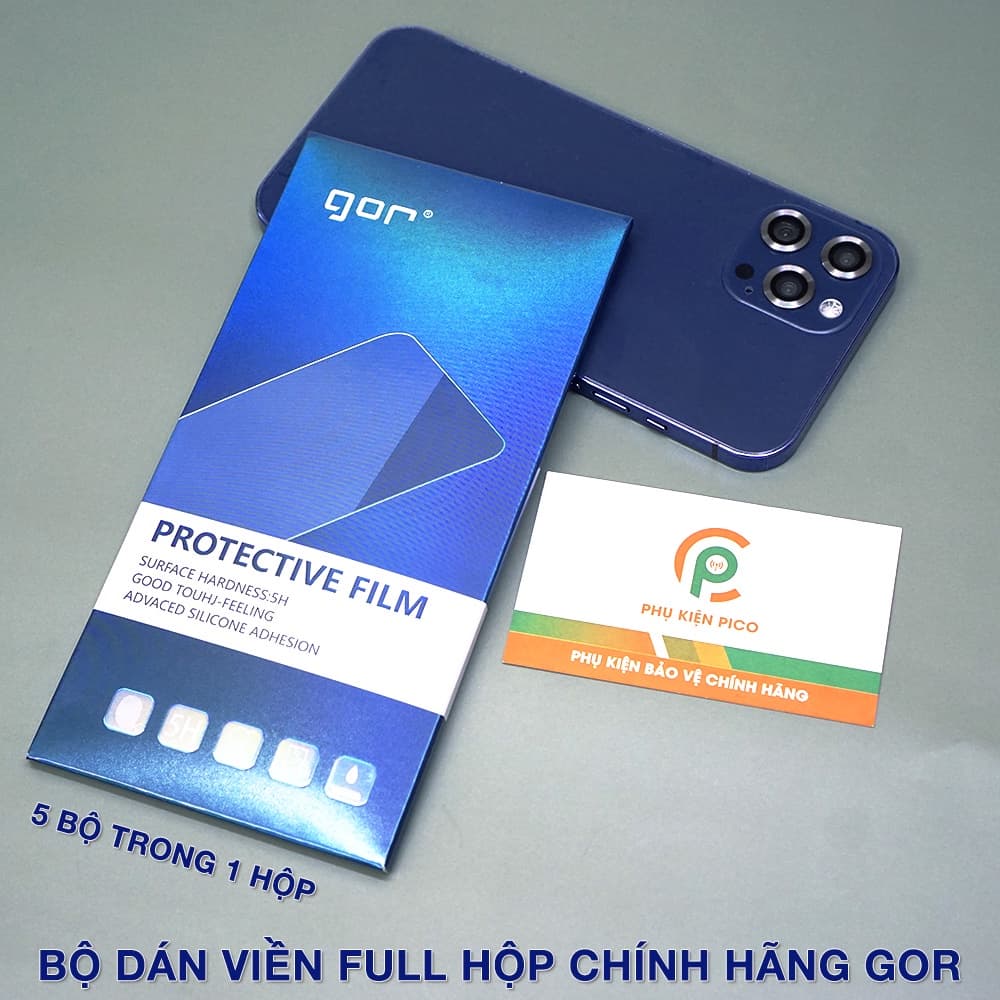 Dán viền Iphone 14 dẻo trong suốt PPF tự phục hồi vết xước chính hãng GOR - 3