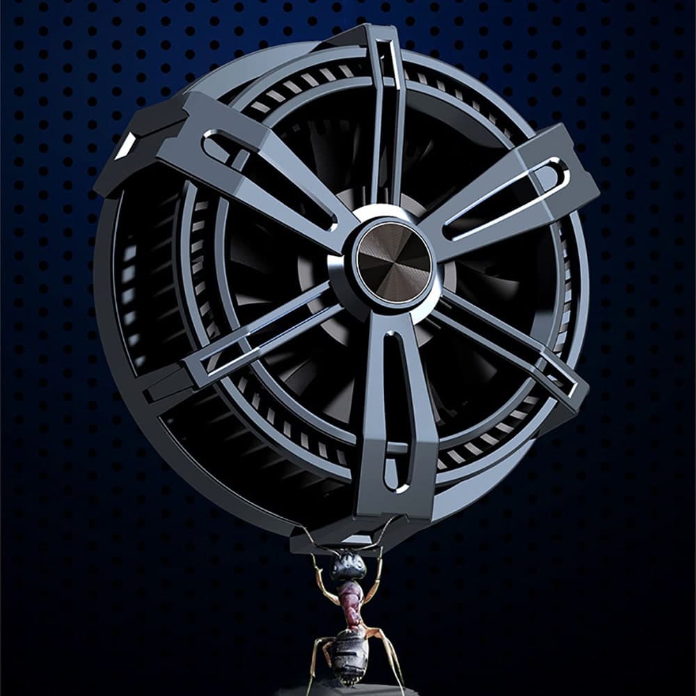 Quạt tản nhiệt điện thoại máy tính bảng X12 Plus sò lạnh nam châm - 8