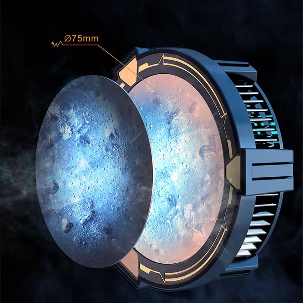 Quạt tản nhiệt điện thoại máy tính bảng X12 Plus sò lạnh nam châm - 7