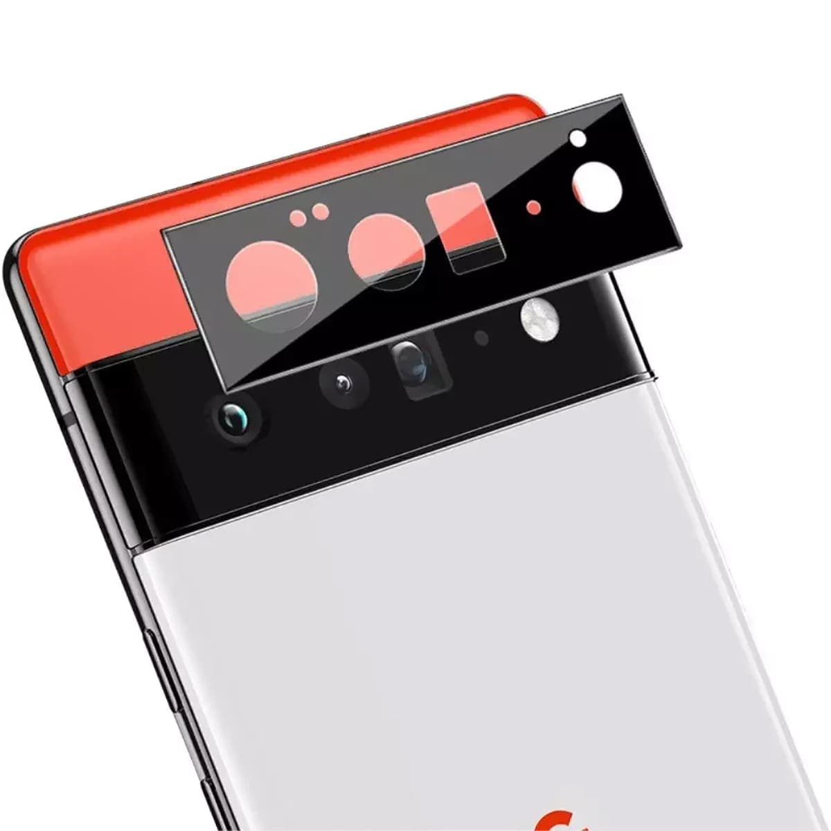Dán camera Google Pixel 6 Pro thấu kính nổi 3D Cường lực camera độ cứng 9H trong suốt - 5