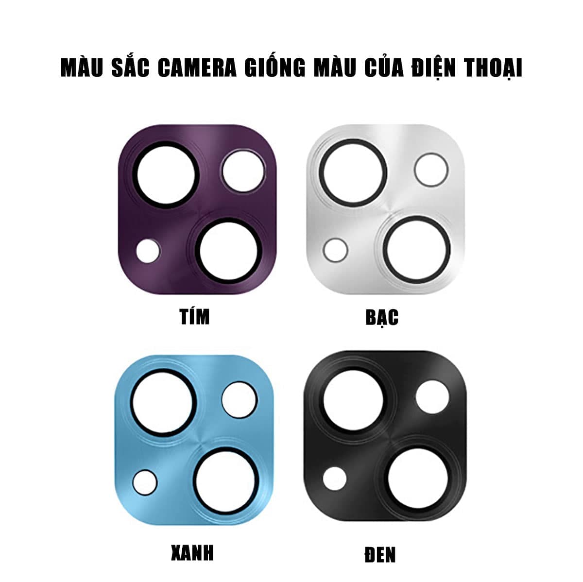 Dán camera Iphone 14 3D cao cấp - Khung nhôm bảo vệ camera Iphone 14 kèm kính cường lực - 3