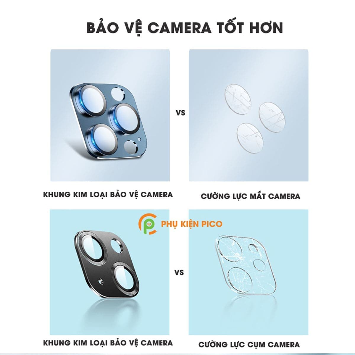 Dán camera Iphone 14 3D cao cấp - Khung nhôm bảo vệ camera Iphone 14 kèm kính cường lực - 8