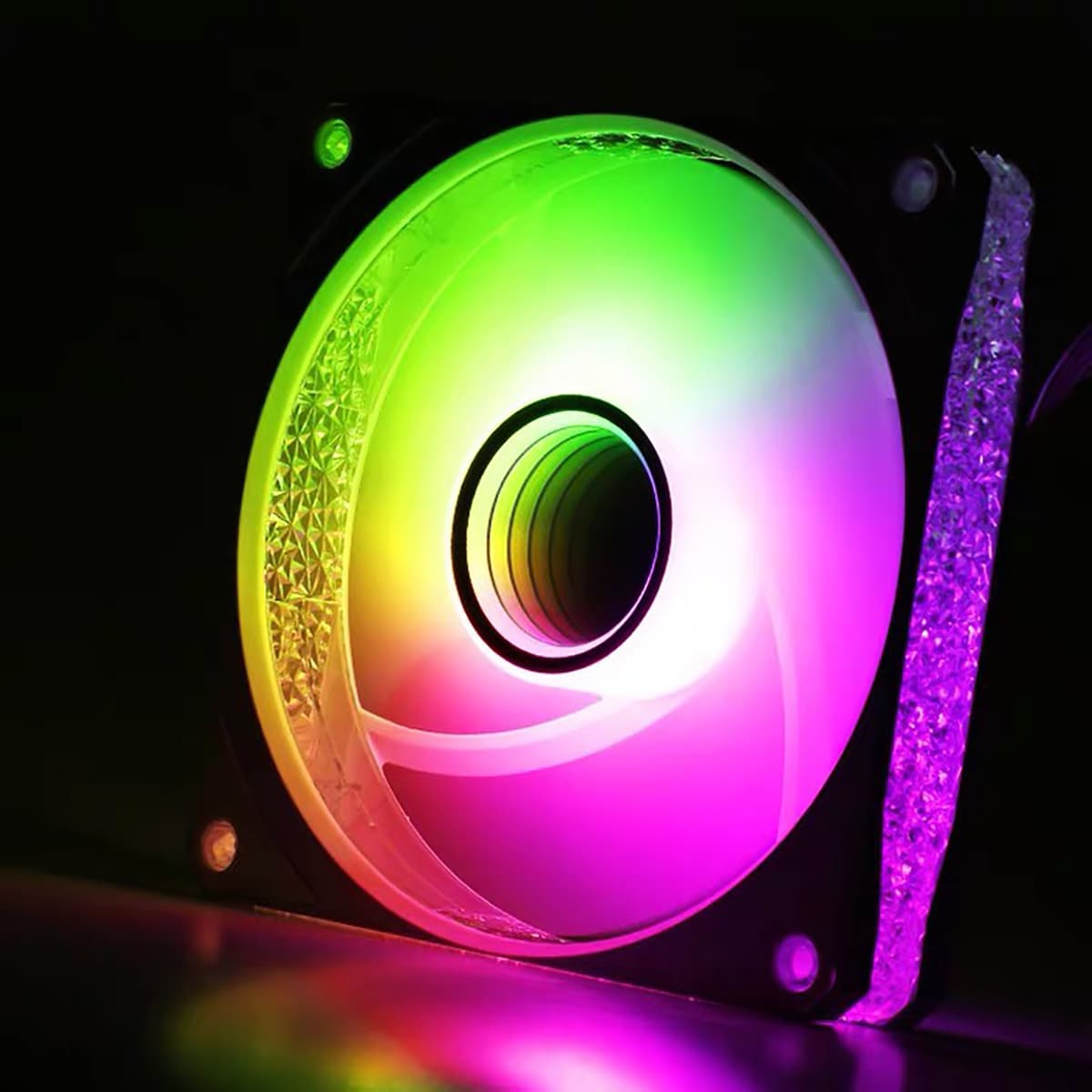 Quạt Fan Case 12cm SPARK 12025 ARGB quạt tản nhiệt PC 12cm sync main Fan Led ARGB máy tính - 7