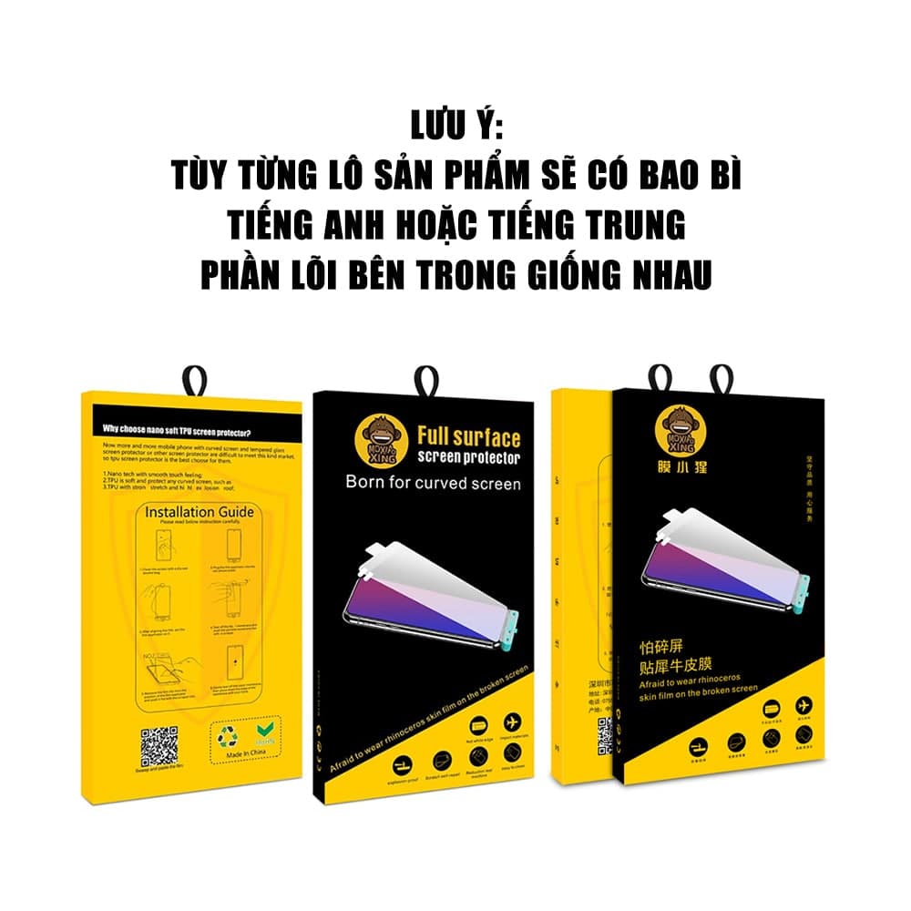 Dán màn hình Samsung Galaxy S23 Ultra full màn dẻo trong suốt chính hãng Moxiao Xing - 7