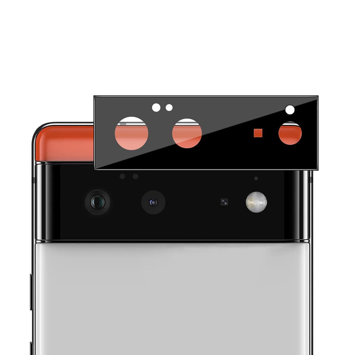 Dán camera Google Pixel 6 thấu kính nổi 3D - Cường lực camera Google Pixel 6 độ cứng 9H trong suốt - 2