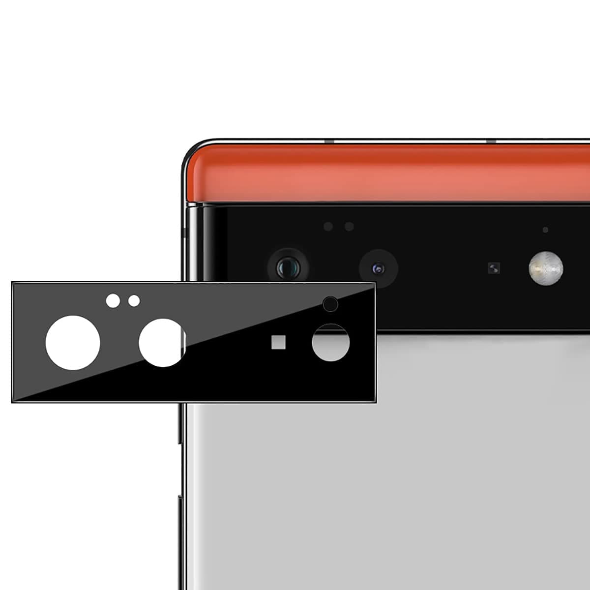 Dán camera Google Pixel 6 thấu kính nổi 3D - Cường lực camera Google Pixel 6 độ cứng 9H trong suốt - 3