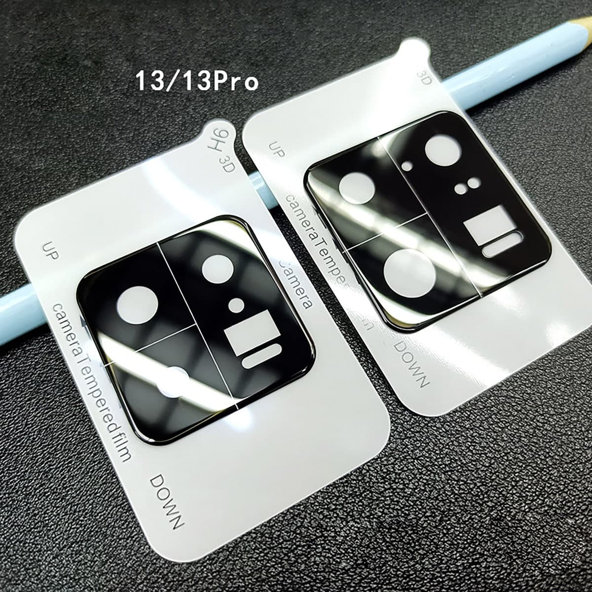 Dán camera Xiaomi 13 Pro thấu kính nổi 3D Cường lực camera độ cứng 9H trong suốt - 7