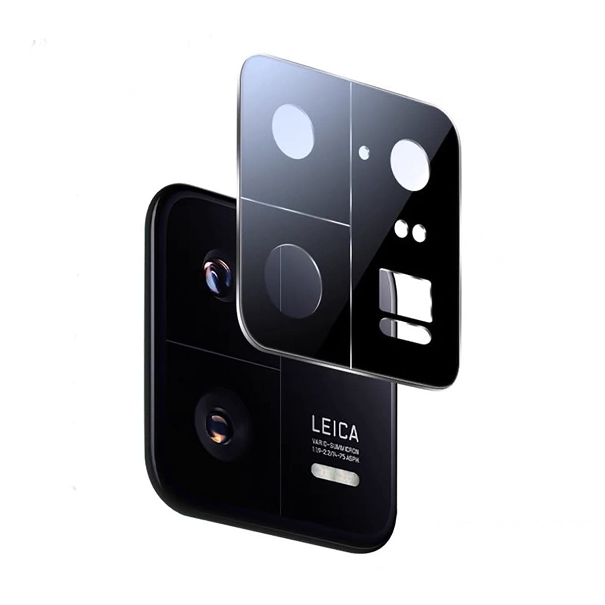 Dán camera Xiaomi 13 Pro thấu kính nổi 3D Cường lực camera độ cứng 9H trong suốt - 5