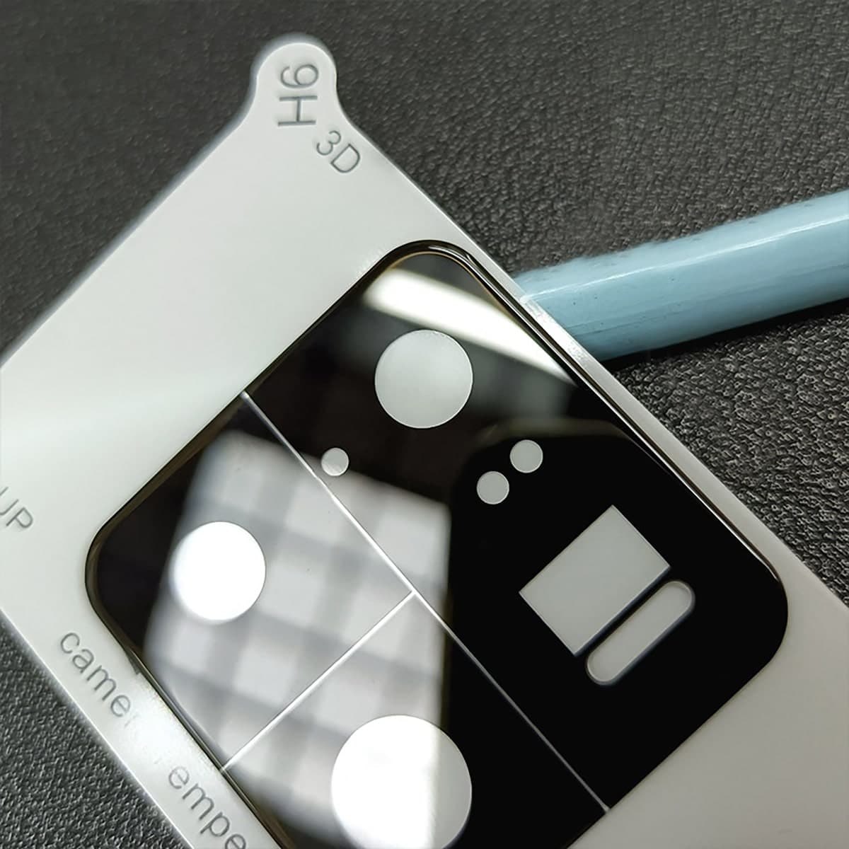 Dán camera Xiaomi 13 Pro thấu kính nổi 3D Cường lực camera độ cứng 9H trong suốt - 4