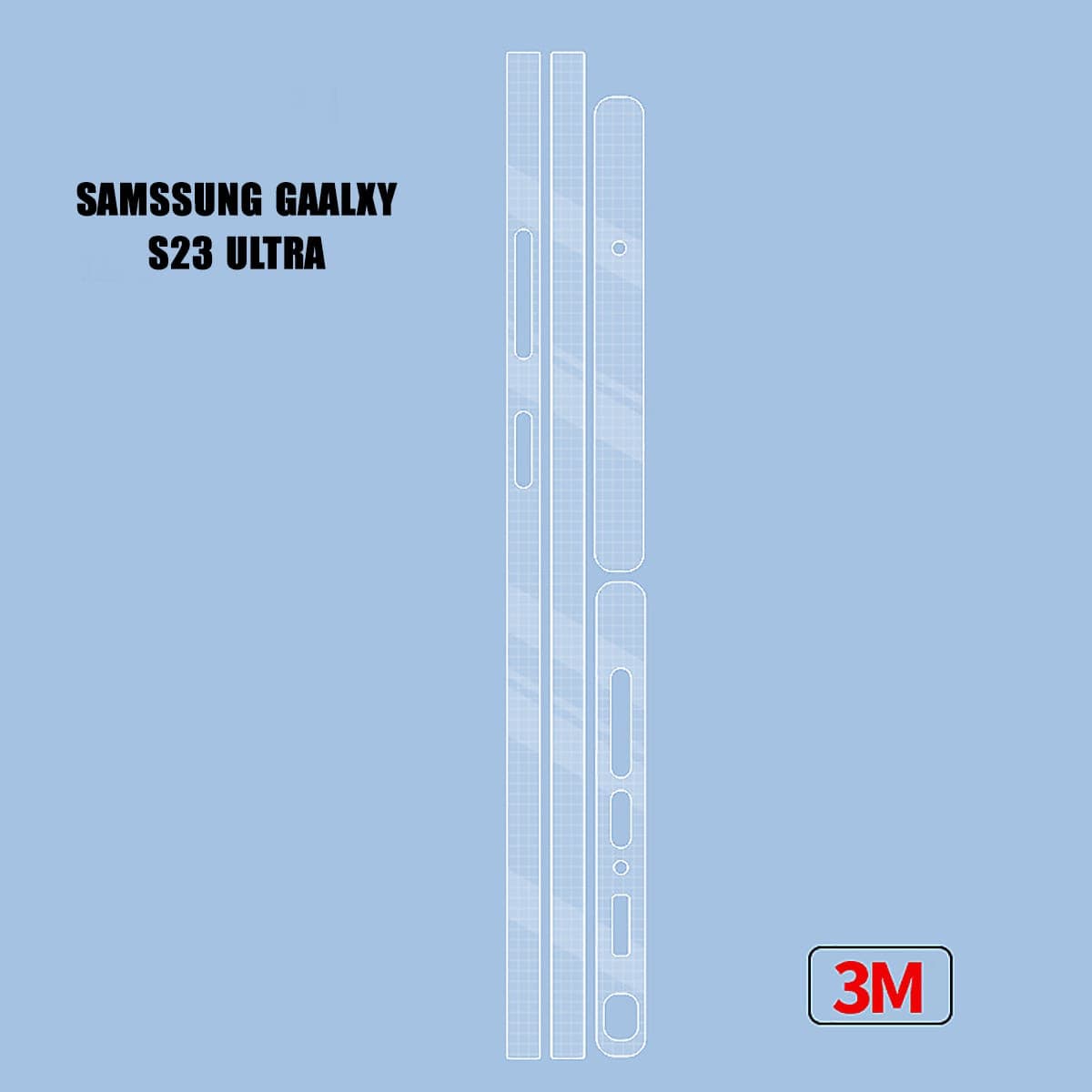 Dán viền Samsung S23 Ultra - Dán bảo vệ khung viền Samsung Galaxy S23 Ultra - 2 Bộ - 2