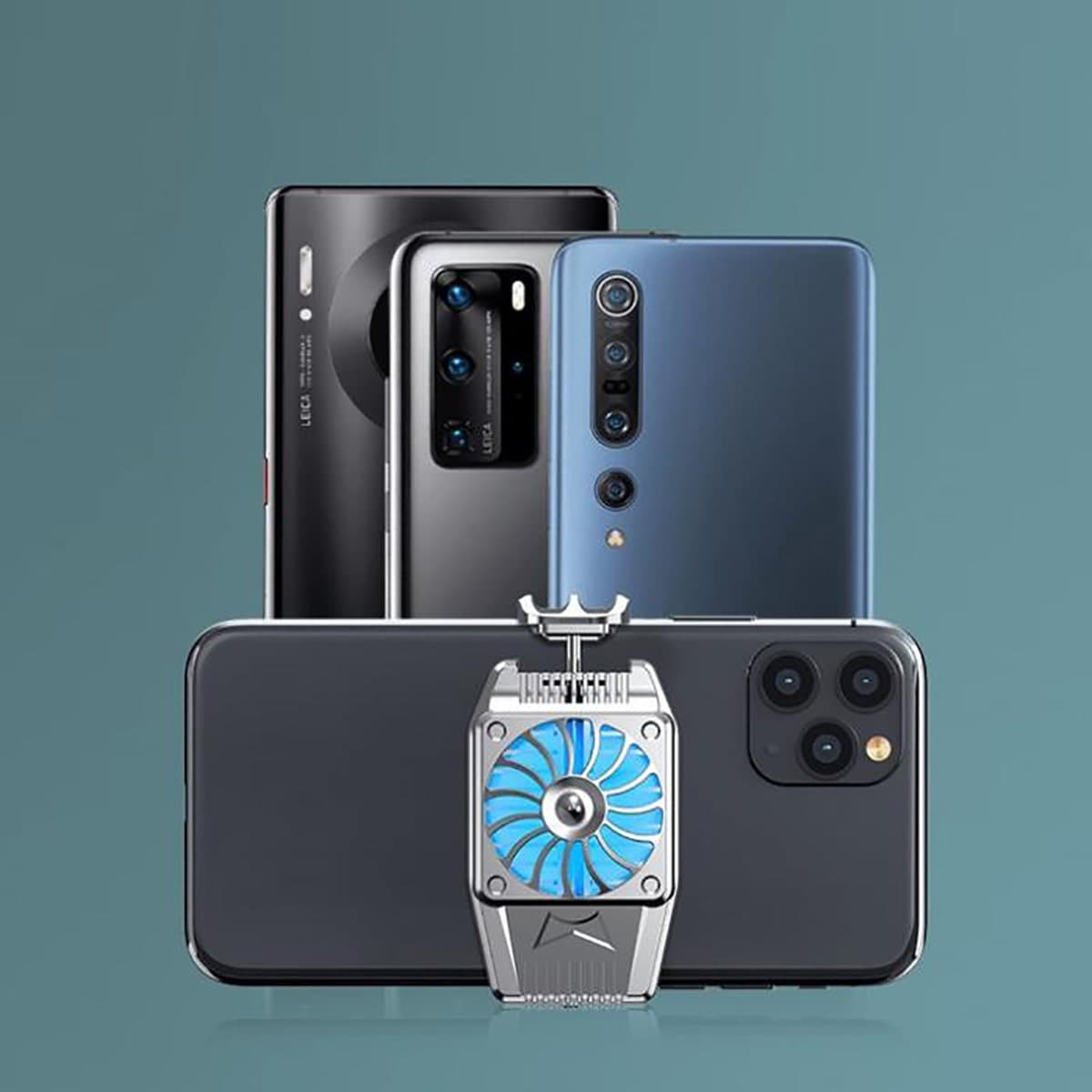 Quạt tản nhiệt điện thoại H15 quạt 9 cánh tốc độ quạt 5000 vòng/phút - 7