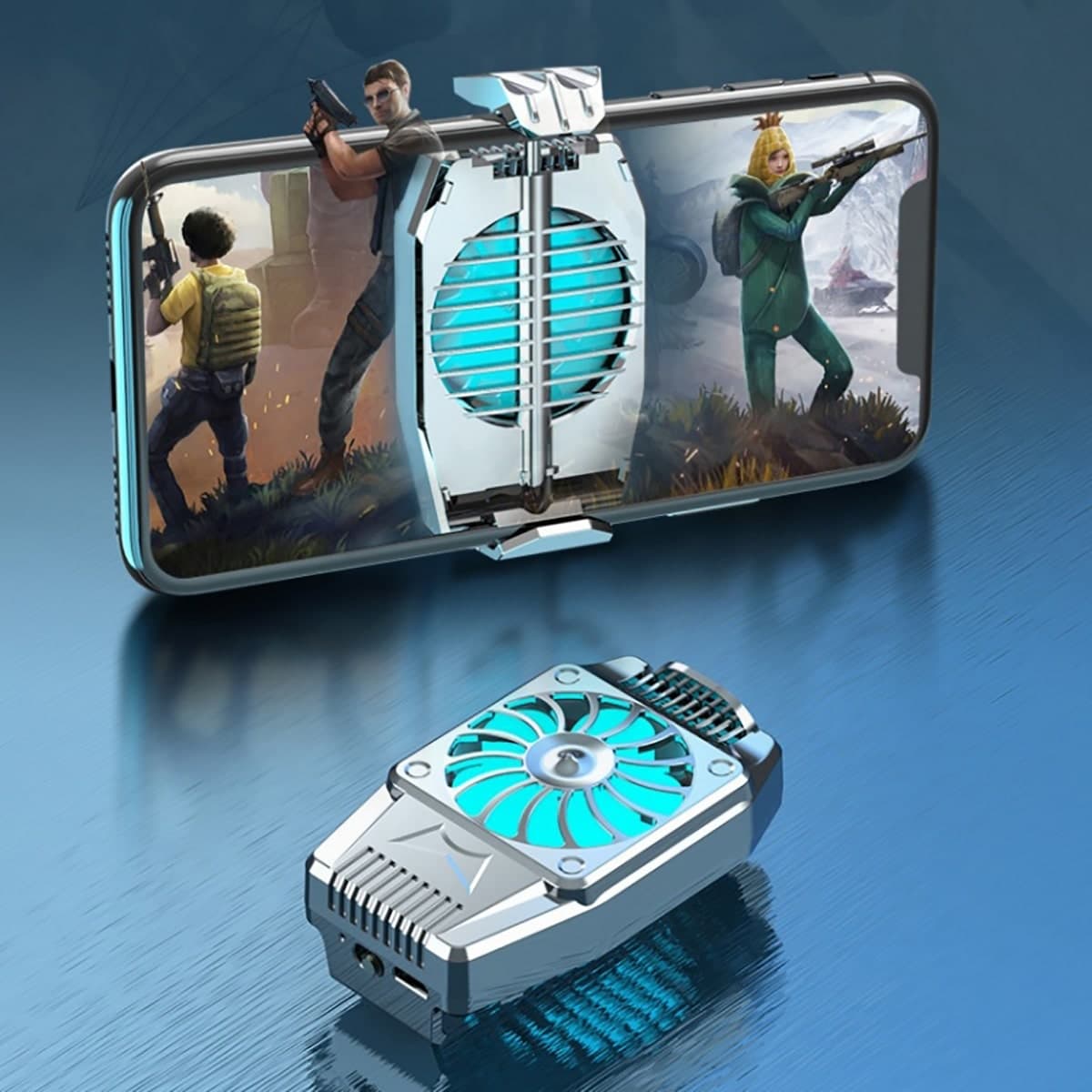 Quạt tản nhiệt điện thoại H15 quạt 9 cánh tốc độ quạt 5000 vòng/phút - 3