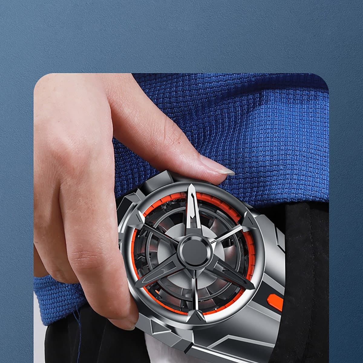 Quạt tản nhiệt điện thoại X52 pin 300mAh tốc độ quạt 6000 vòng / phút 3 chế độ gió - 6