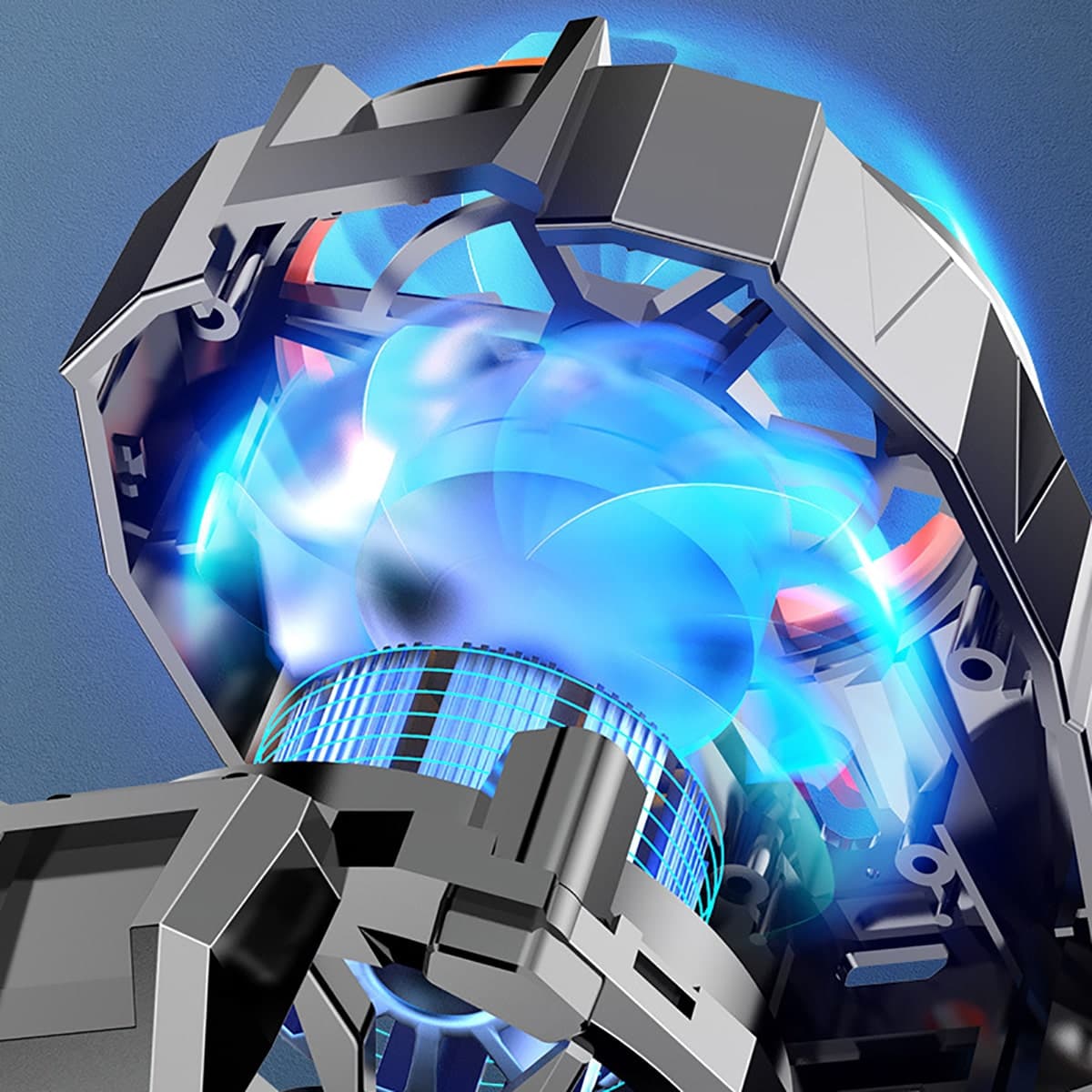 Quạt tản nhiệt điện thoại X52 pin 300mAh tốc độ quạt 6000 vòng / phút 3 chế độ gió - 5