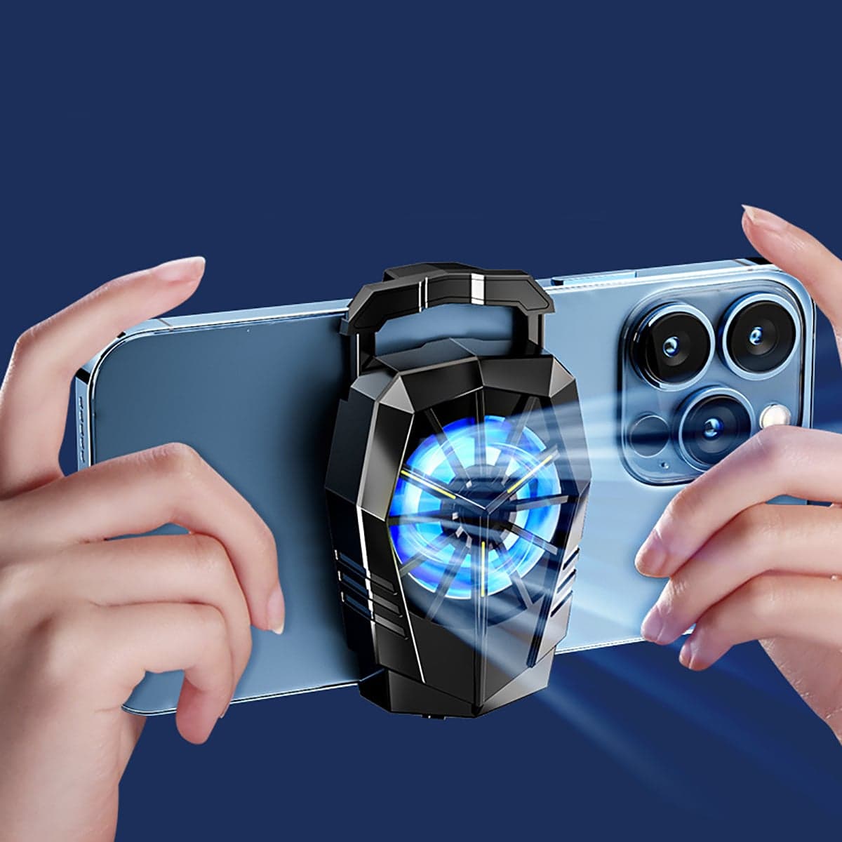 Quạt tản nhiệt điện thoại X17 pin 300mAh tốc độ quạt 6000 vòng/ phút - 8