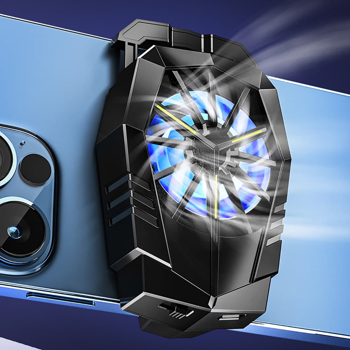 Quạt tản nhiệt điện thoại X17 pin 300mAh tốc độ quạt 6000 vòng/ phút - 7