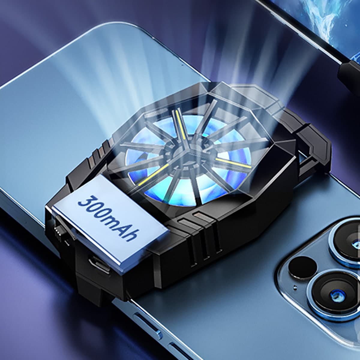 Quạt tản nhiệt điện thoại X17 pin 300mAh tốc độ quạt 6000 vòng/ phút - 3