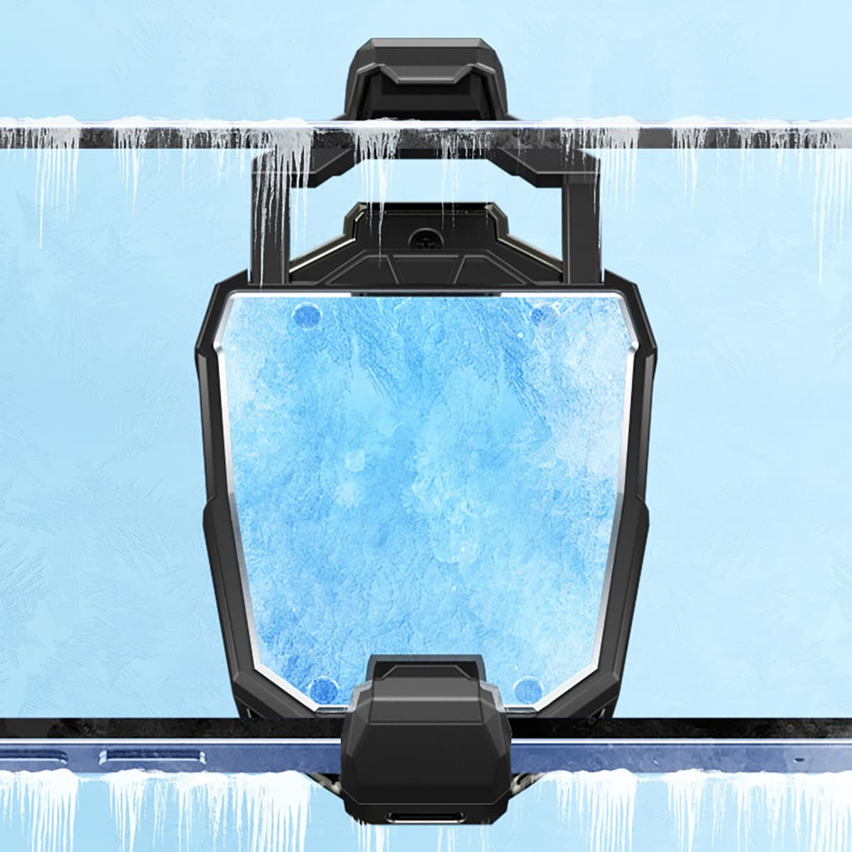 Quạt tản nhiệt điện thoại X20 sò lạnh gaming 2 chế độ điều chính tốc độ - 5