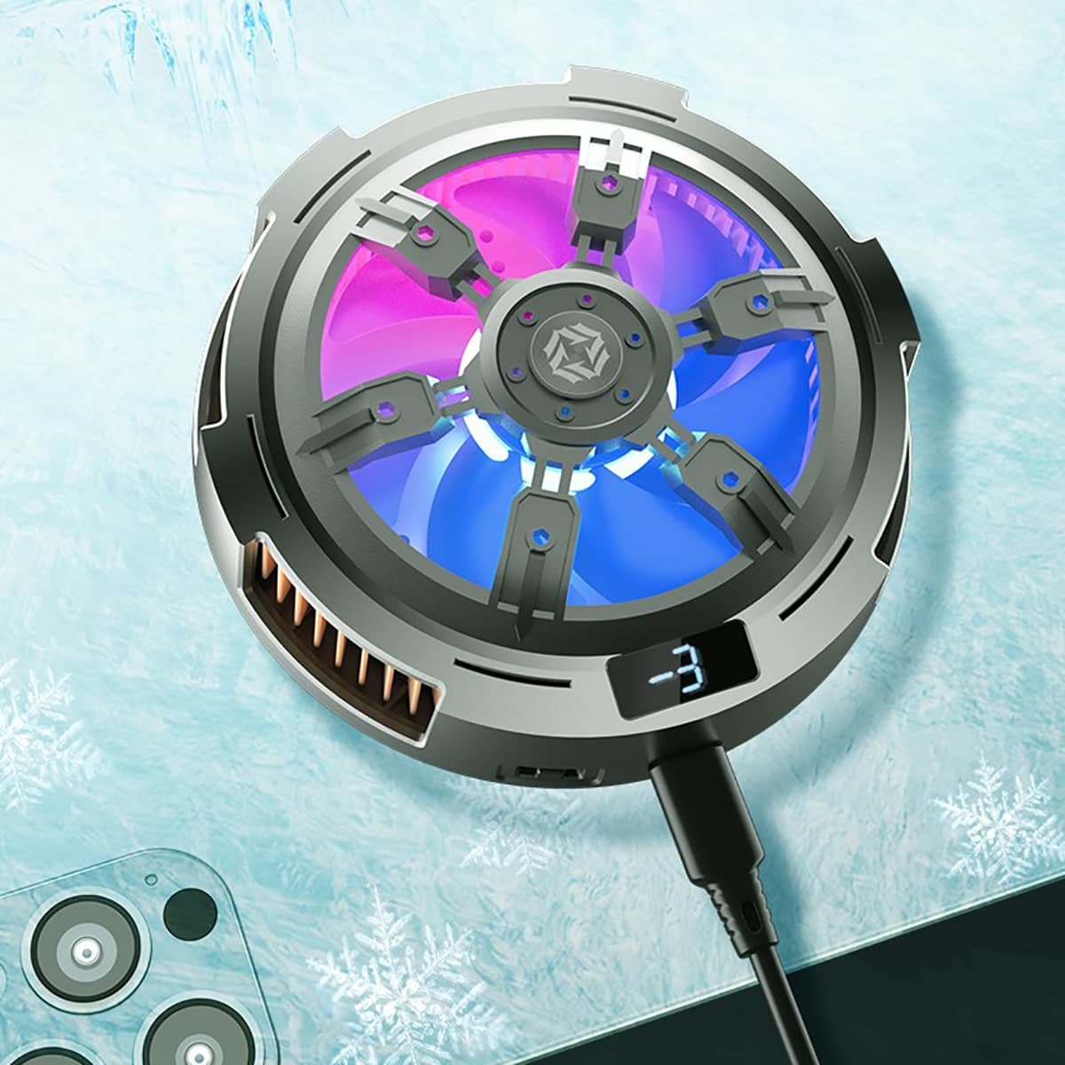 Quạt tản nhiệt máy tính bảng Ipad Piva Icearmor3 X32 tản cỡ lớn sò lạnh màn hình hiển thị nhiệt độ - 6