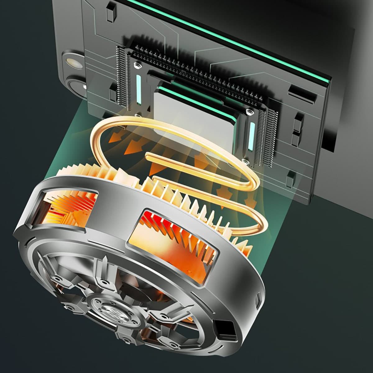 Quạt tản nhiệt máy tính bảng Ipad Piva Icearmor3 X32 tản cỡ lớn sò lạnh màn hình hiển thị nhiệt độ - 4