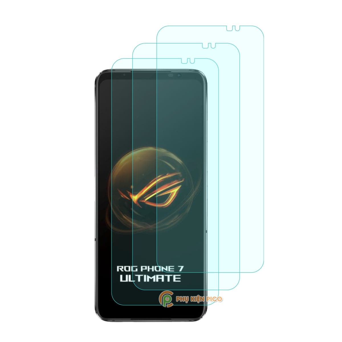 Kính cường lực Asus Rog Phone 7 Ultimate full màn hình chính hãng Gor phủ nano - 3