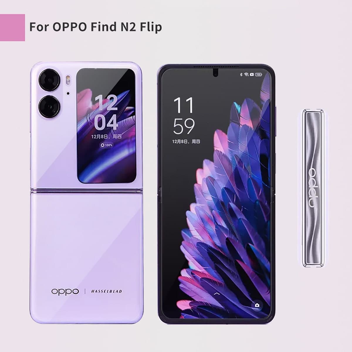 Dán bản lề Oppo Find N2 Flip PPF cao cấp dẻo bộ 2 chiếc - 6