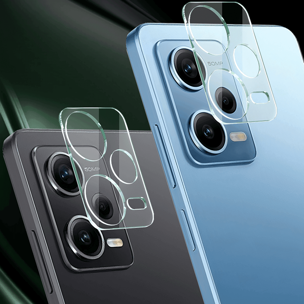 Dán camera Xiaomi Redmi Note 12 Pro thấu kính nổi 3D cường lực camera trong suốt - 4