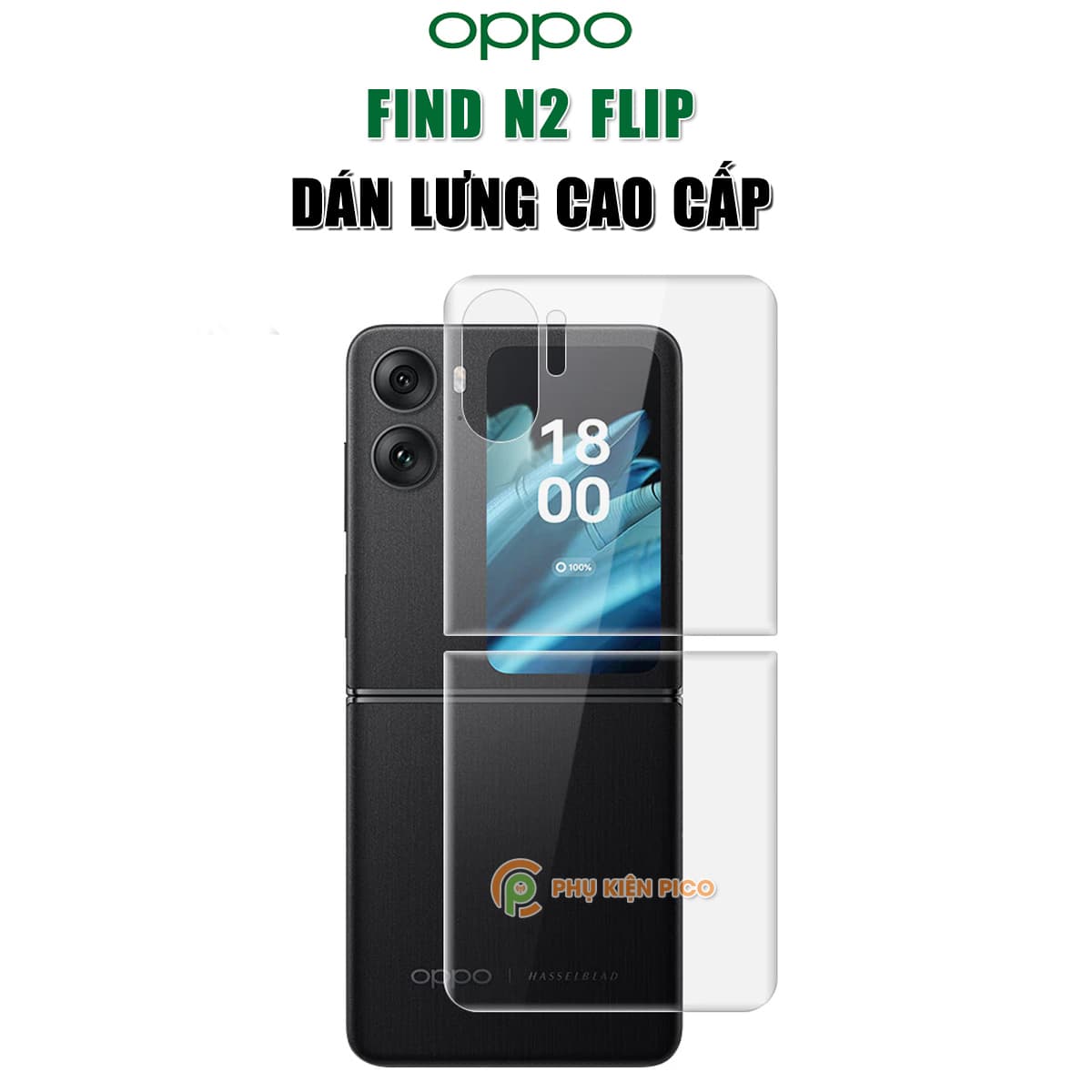 Dán lưng Oppo Find N2 Flip PPF cao cấp dẻo trong suốt