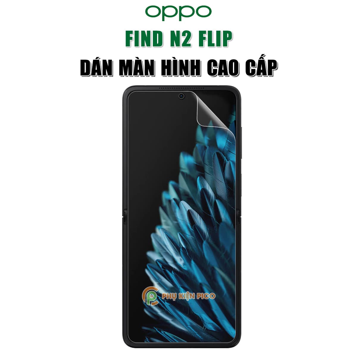 Dán màn hình Oppo Find N2 Flip full màn hình dẻo trong suốt