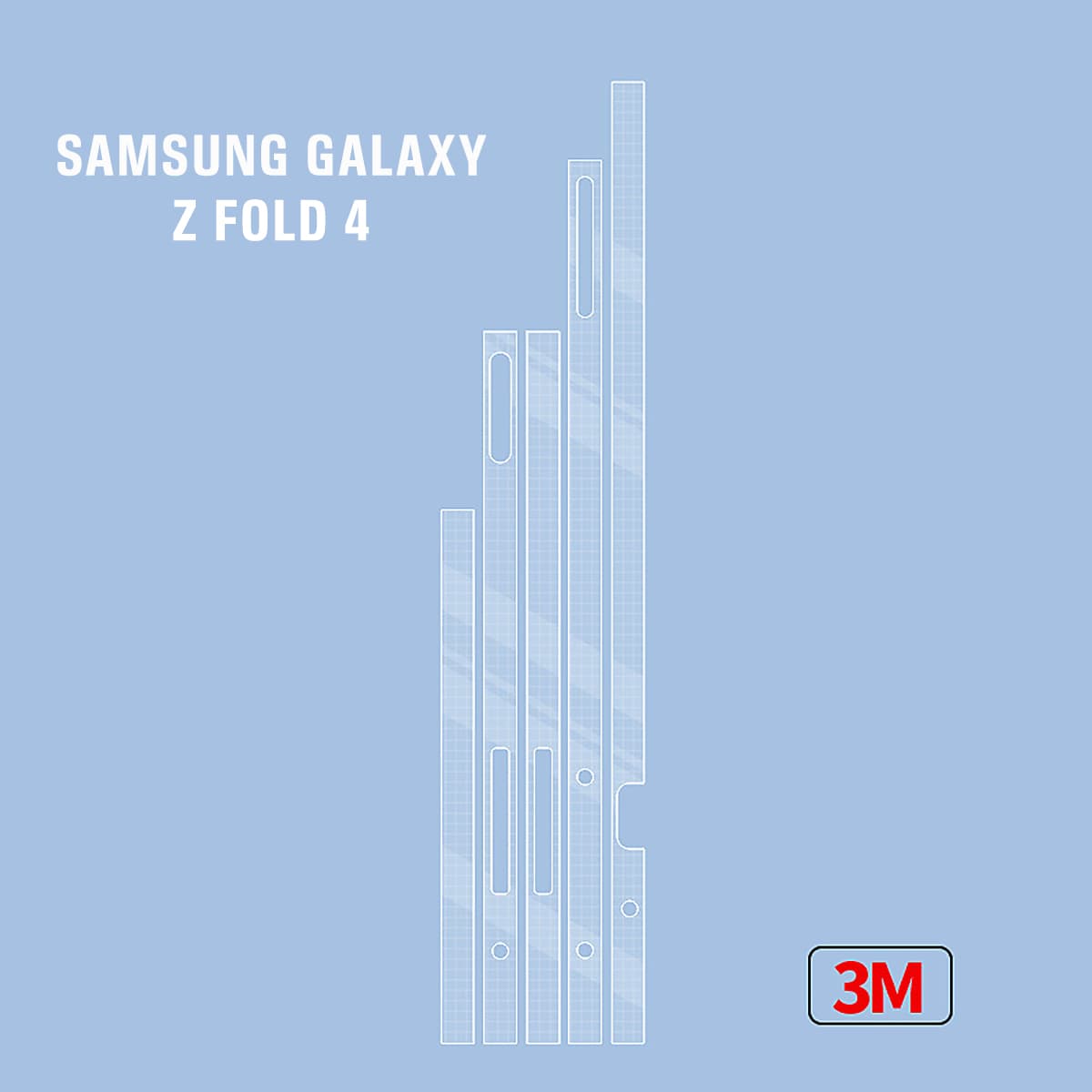 Dán viền Samsung Z Fold 4 - Dán bảo vệ khung viền Samsung Galaxy Z Fold 4 - 2 Bộ - 2