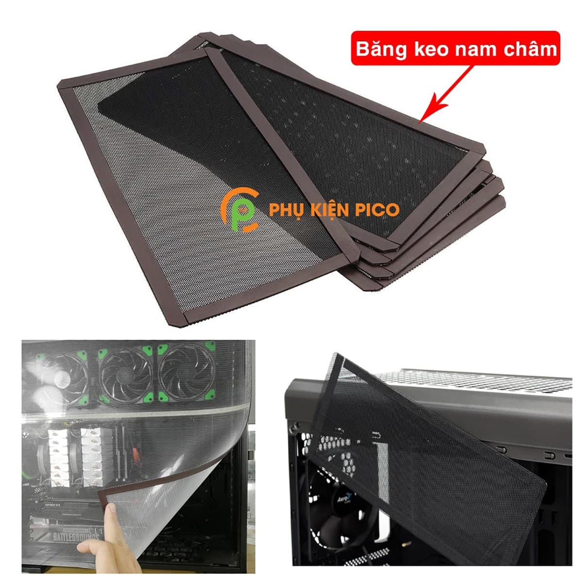 Tấm lưới chắn lọc bụi case máy tính quạt tản nhiệt 50x50 50x100cm - Tấm lưới chống bụi tự cắt - 4