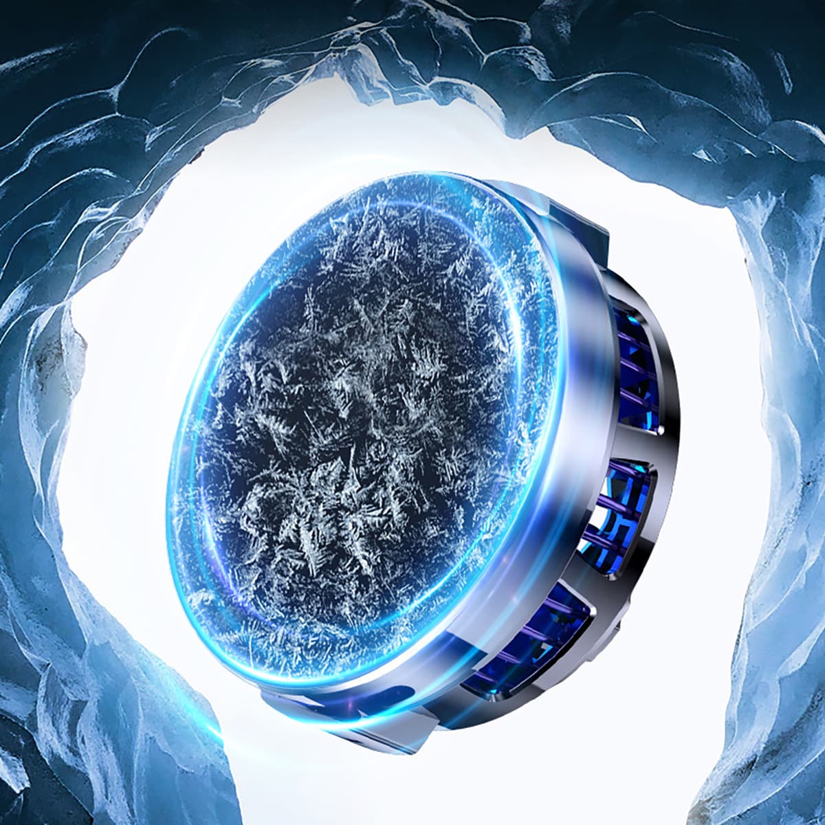 Quạt tản nhiệt điện thoại Ipad F16 sò lạnh từ tính led RGB hỗ trợ sạc không dây - 8