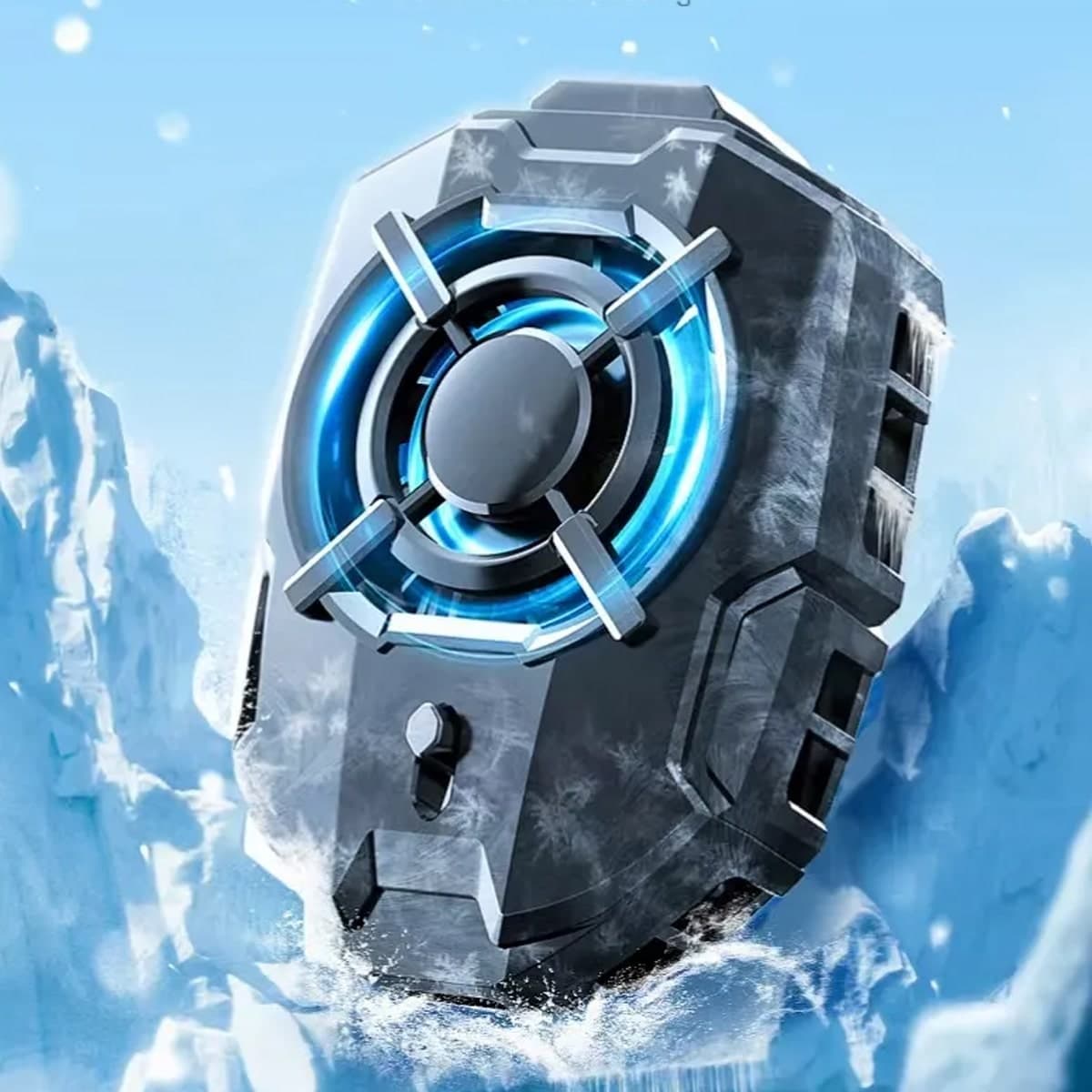 Quạt tản nhiệt điện thoại Memo DLA7 sò lạnh led RGB Gaming - 7