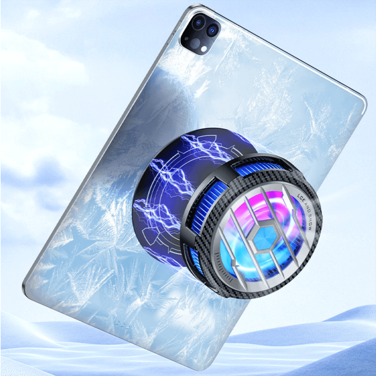 Quạt tản nhiệt máy tính bảng ipad công nghệ sò lạnh siêu tản cỡ lớn X80 - 9