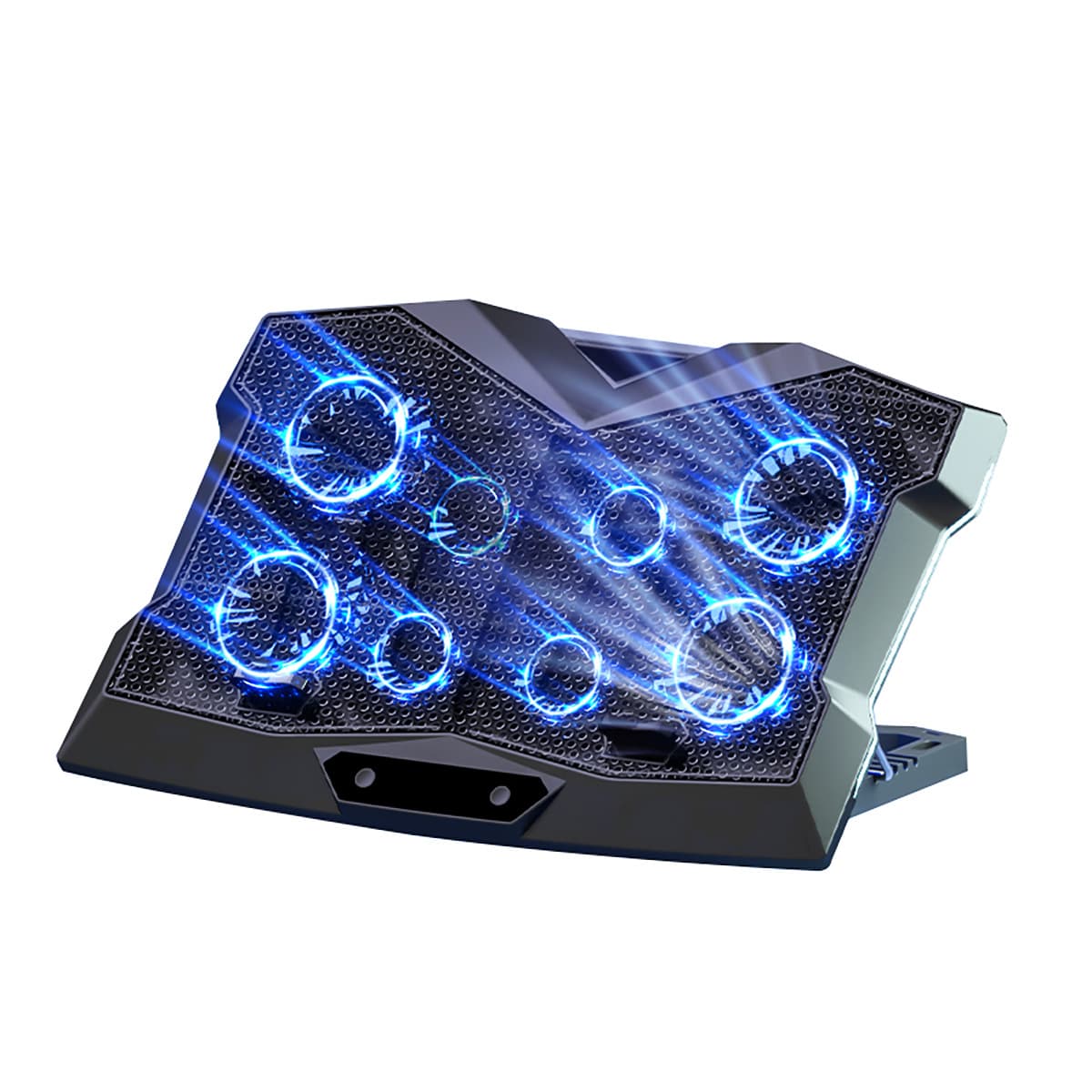 Quạt tản nhiệt Laptop Gaming Pro 8 quạt - Đế tản nhiệt Macbook Surface book Notebook Cooler Z8 led RGB