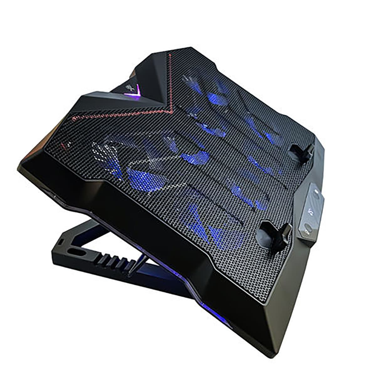 Quạt tản nhiệt Laptop Gaming Pro 8 quạt - Đế tản nhiệt Macbook Surface book Notebook Cooler Z8 led RGB - 3