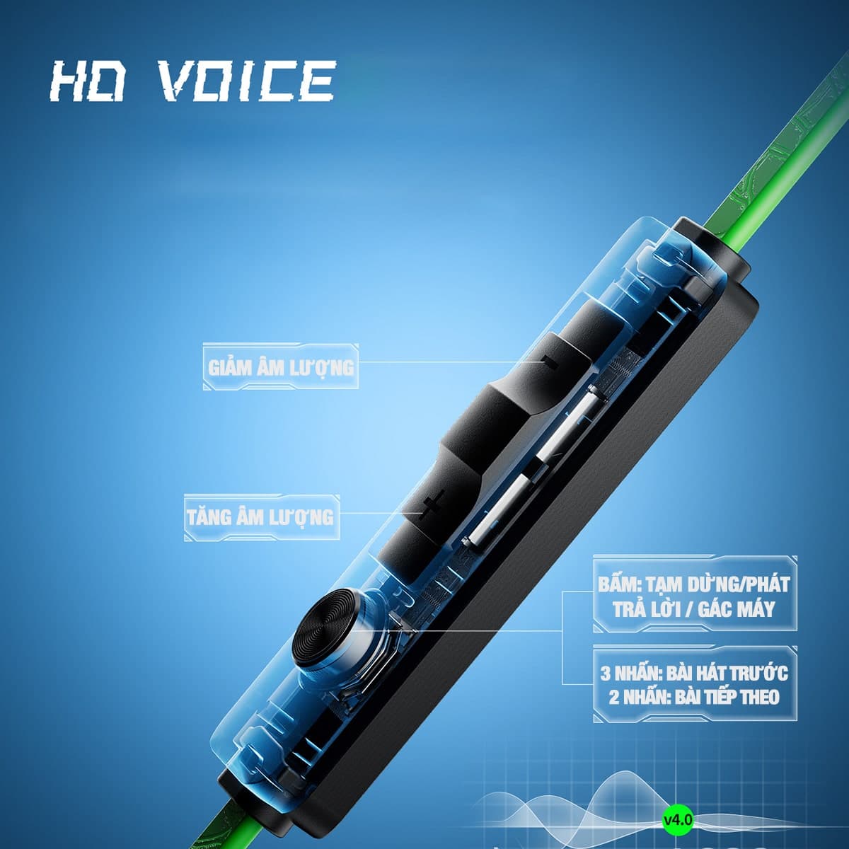 Tai nghe có dây gaming Plextone G20 Mark IV 3.5mm + Type C - Tai nghe PUBG game có mic chống ồn - 4