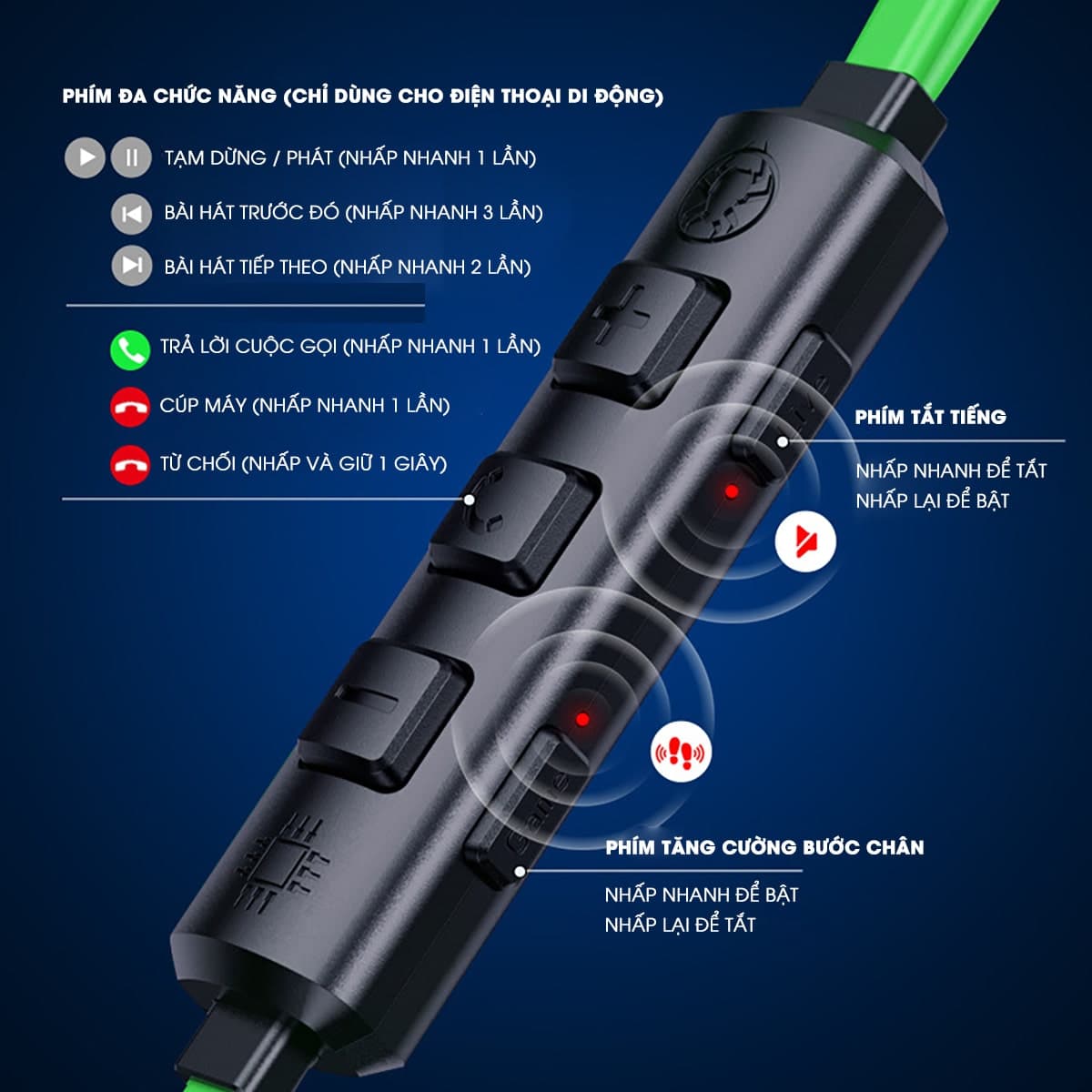 Tai nghe có dây gaming Plextone G30 M762 Type C có mic chống ồn vừa nghe nhạc vừa sạc siêu nhanh 27W - 5