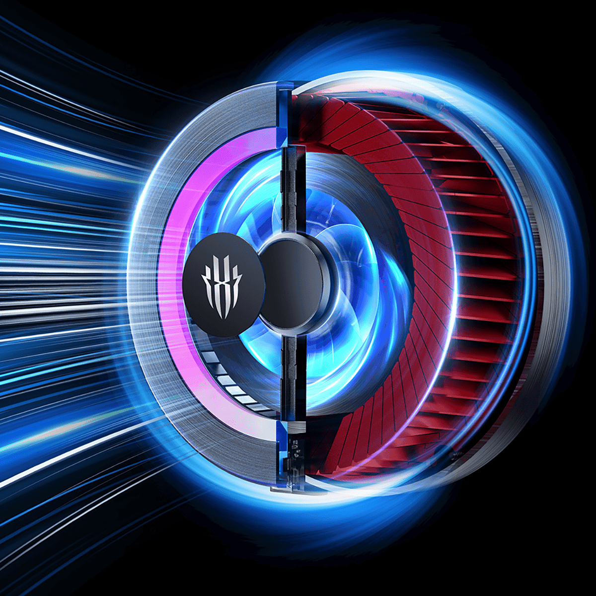 Quạt tản nhiệt điện thoại máy tính bảng Nubia Redmagic Magnetic Cooler 4 Pro sò lạnh từ tính AI công suất 27W - 7