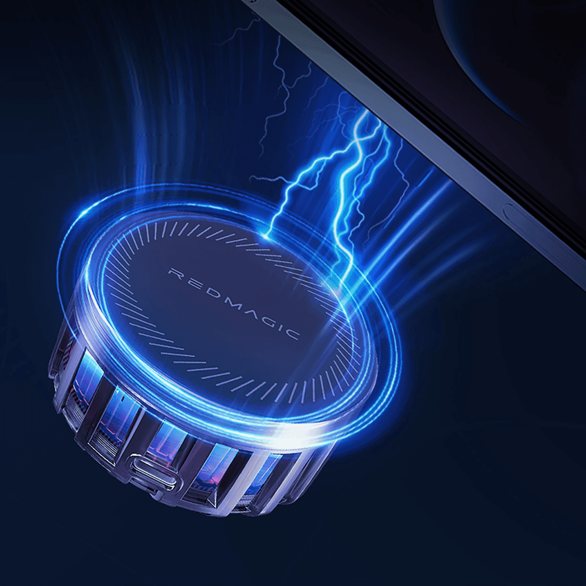 Quạt tản nhiệt điện thoại máy tính bảng Nubia Redmagic Magnetic Cooler 4 Pro sò lạnh từ tính AI công suất 27W - 6