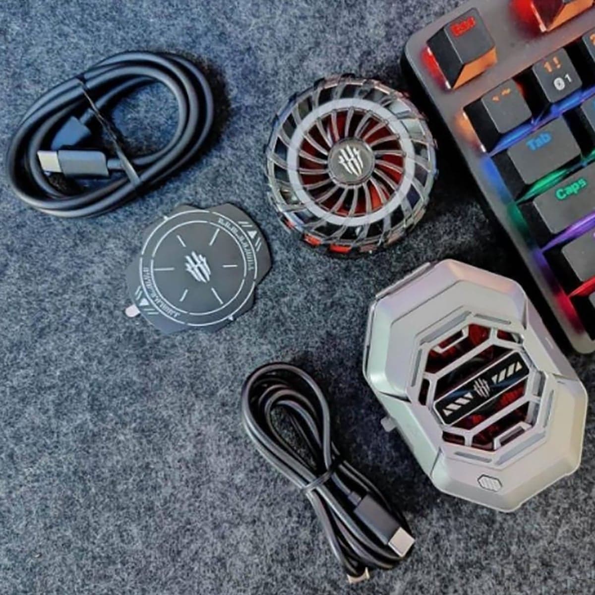 Quạt tản nhiệt điện thoại sò lạnh Nubia Redmagic Cooler 4 Pro ngàm kẹp công suất 27W giảm nhiệt -7 độ C - 4