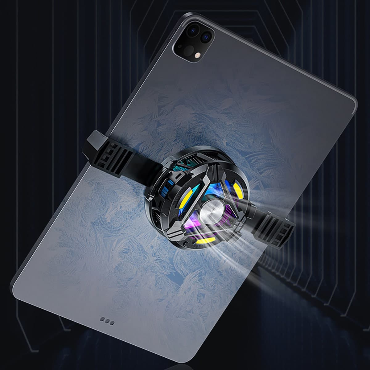 Quạt tản nhiệt điện thoại máy tính bảng GT29 siêu sò lạnh 2024 25W sò lạnh 40x40mm led RGB - Tản nhiệt Ipad GT29 - 6