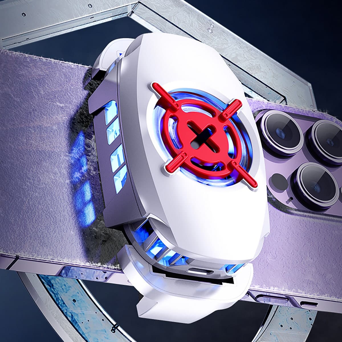 Quạt tản nhiệt điện thoại sò lạnh A01 quạt giá rẻ làm mát tức thì điện thoại chơi game livestream - 9