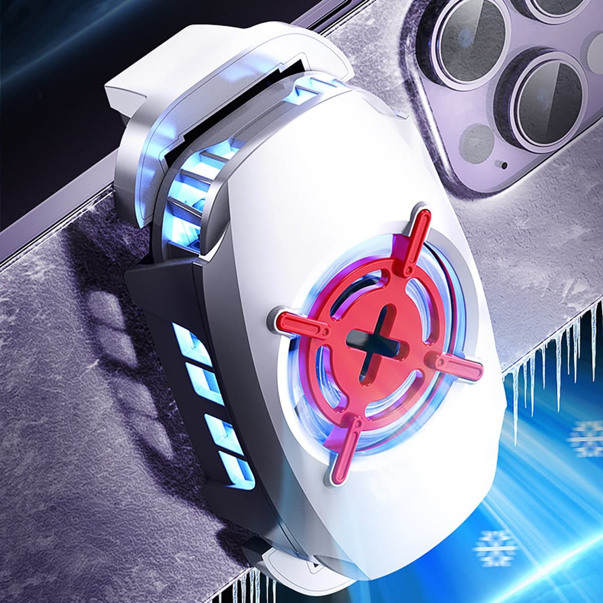 Quạt tản nhiệt điện thoại sò lạnh A01 quạt giá rẻ làm mát tức thì điện thoại chơi game livestream - 7