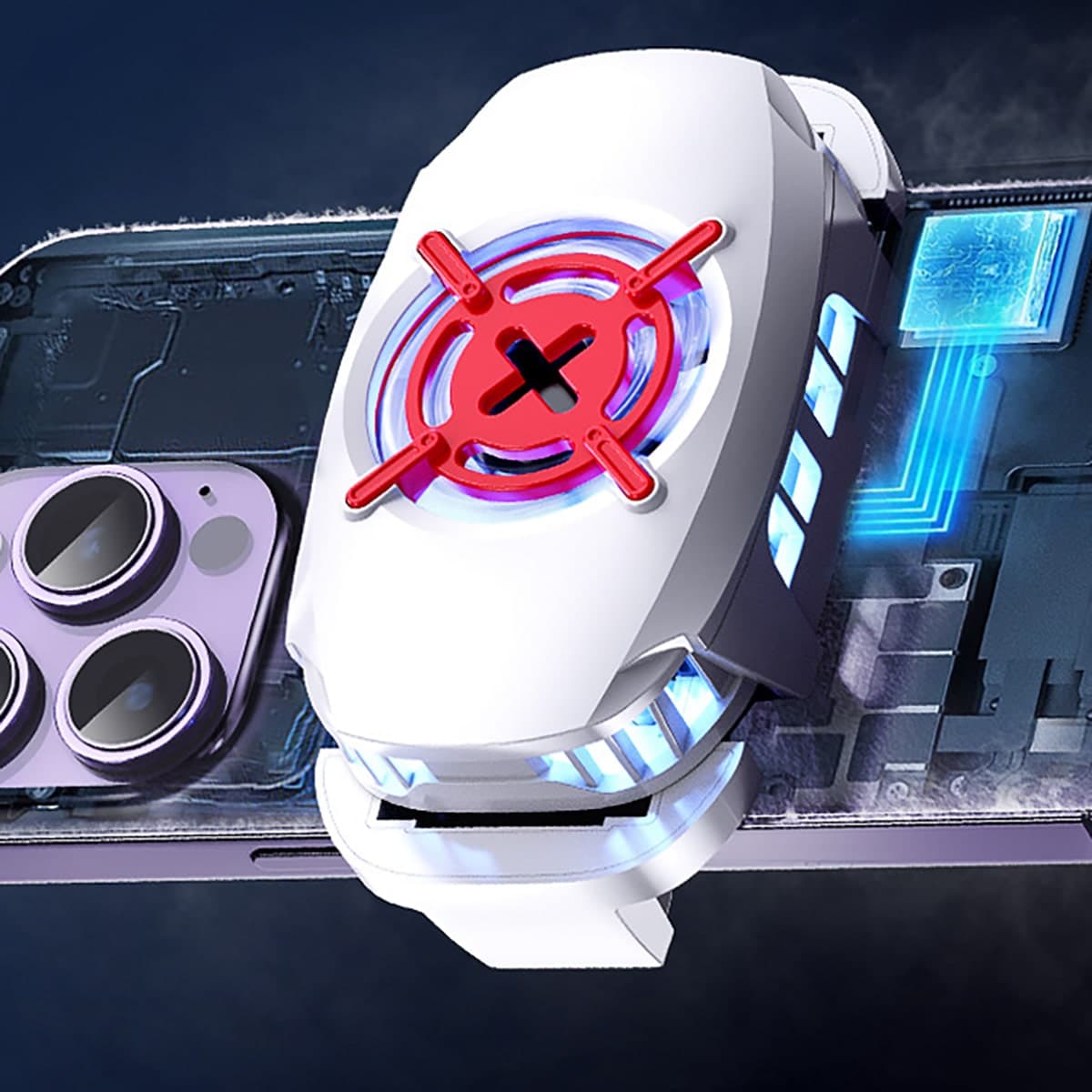 Quạt tản nhiệt điện thoại sò lạnh A01 quạt giá rẻ làm mát tức thì điện thoại chơi game livestream - 2