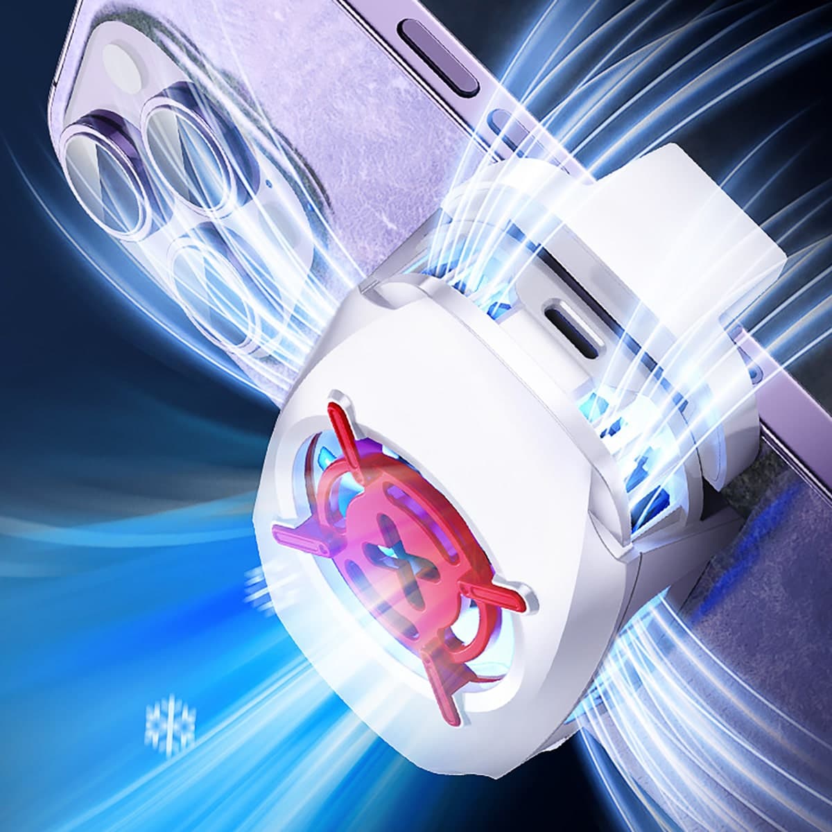 Quạt tản nhiệt điện thoại sò lạnh A01 quạt giá rẻ làm mát tức thì điện thoại chơi game livestream - 4