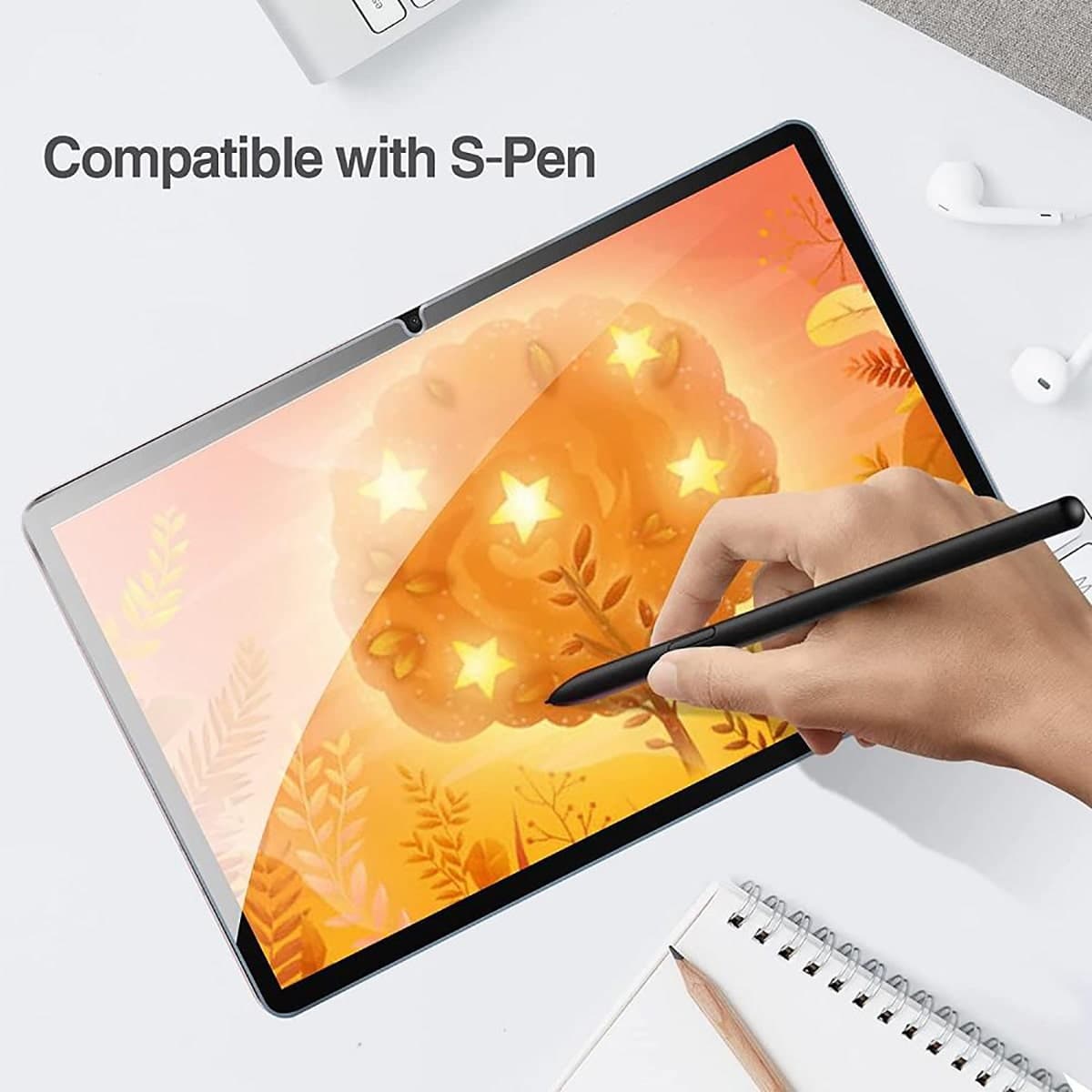 Kính cường lực Samsung Tab S9 Plus full màn hình chính hãng Gor - Dán màn hình Samsung Galaxy Tab S9 Plus - 8