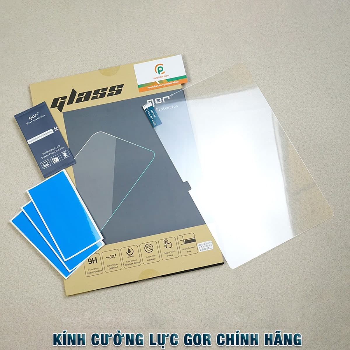 Kính cường lực Samsung Tab S9 Ultra full màn hình chính hãng Gor - Dán màn hình Samsung Galaxy Tab S9 Ultra - 4